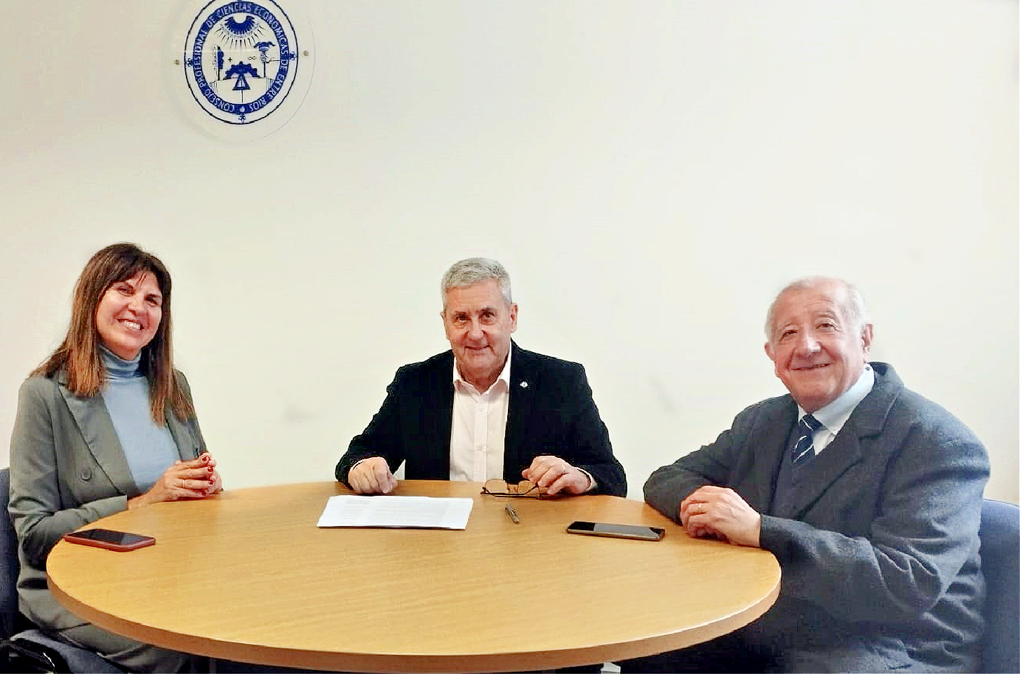 Cres. Adriana Sors, Julio Fochesatto y Jose Maria Gonzalez